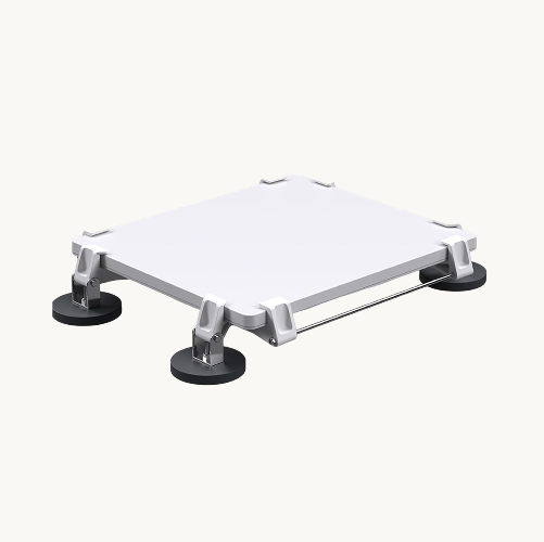 Mini car mount for steel roof with four magnets – white